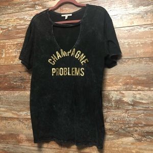 Express One Eleven Champagne Problems Graphic Tee